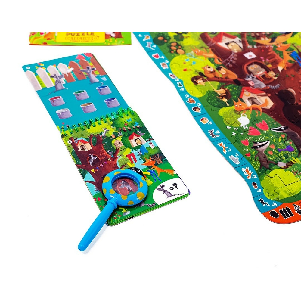 Фото, Видеообзоры гра віммельбух «пазл-детектив. лісова історія» roter kafer rk1080-04