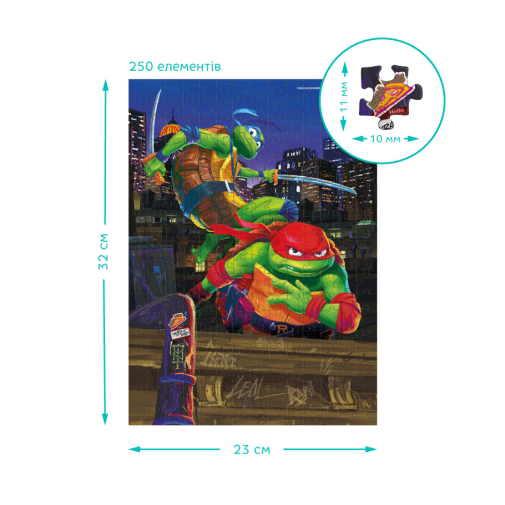 Фото, Видеообзоры пазл dodo tmnt леонардо та рафаель