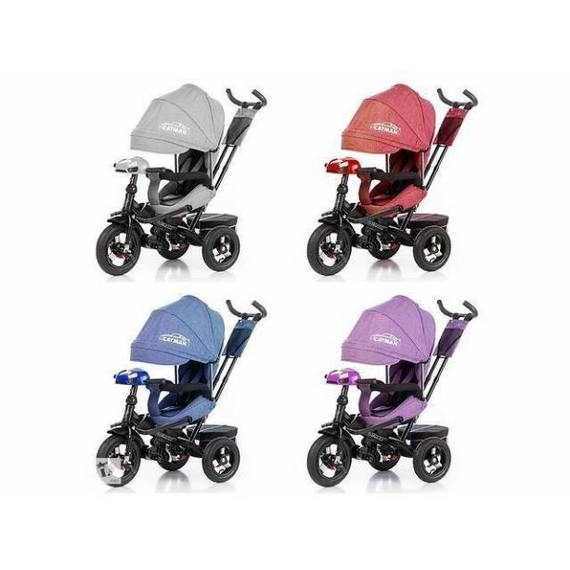 Велосипед триколісний TILLY CAYMAN T-381/2 Малиновий /1/