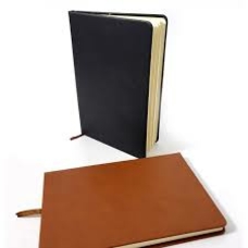 Блокнот шкірзам, А5, 98арк, кліт, 140020