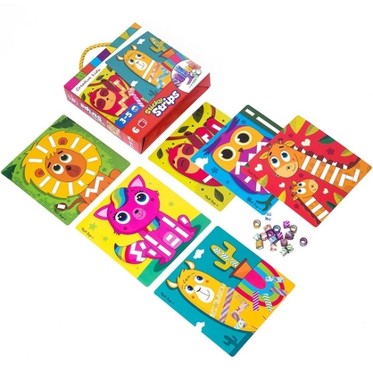 Фото, Видеообзоры набір для творчості з декоративним скотчем «sticky strips. лама» vladi toys vt4433-04