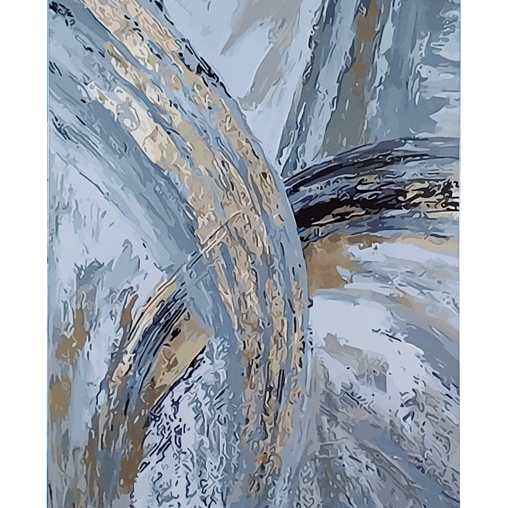 Фото, Відеоогляди картина за номерами strateg преміум абстракция с золотом з лаком розміром 40х50 см sy6388