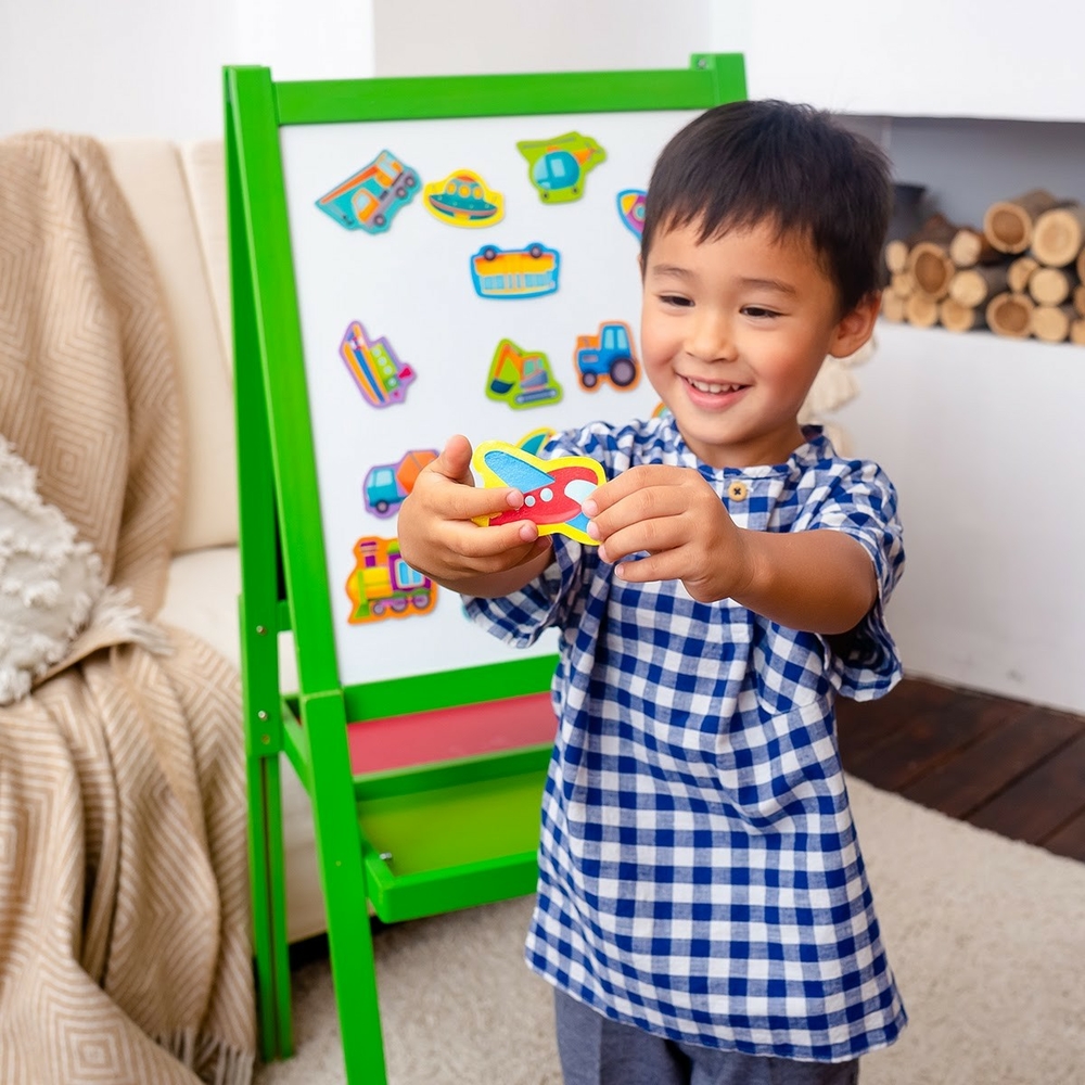 Фото, Видеообзоры набір магнітів «транспорт» vt3106-26