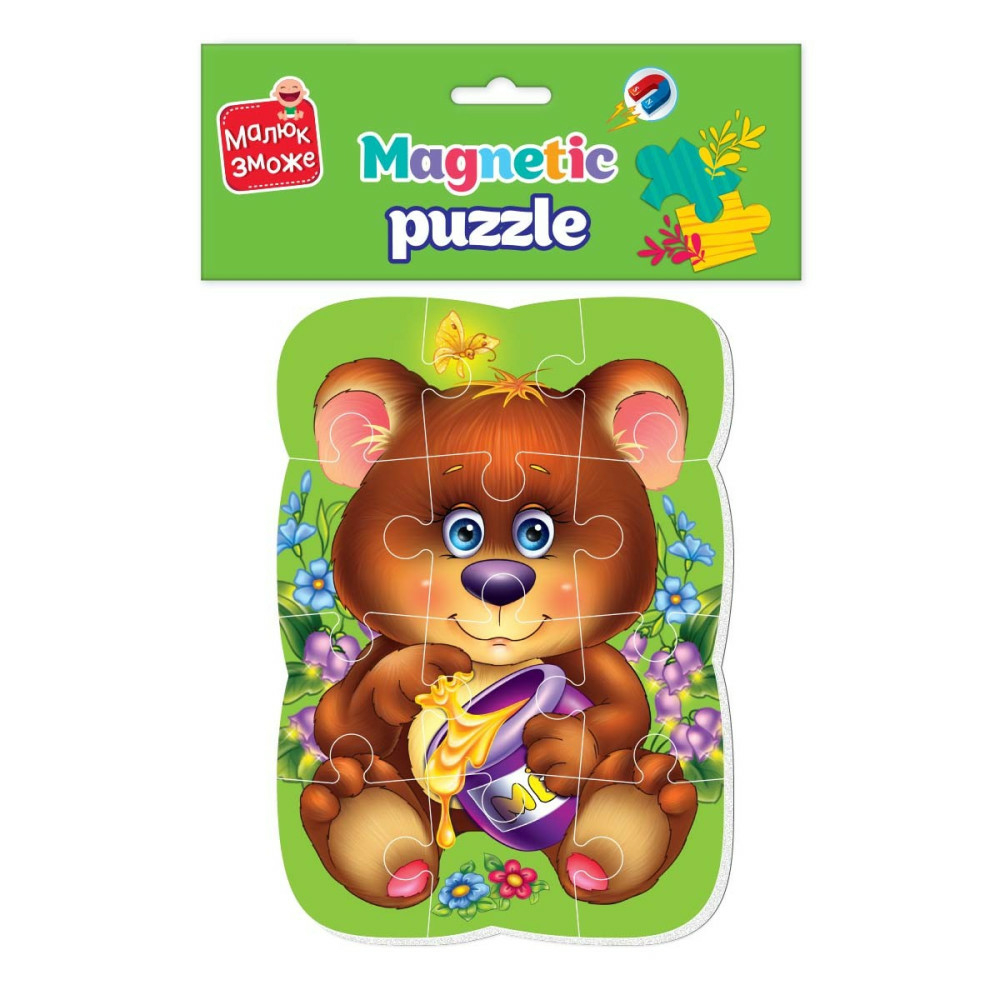 Фото, Відеоогляди магнітні пазли а5 «ведмежа» vt3301-04