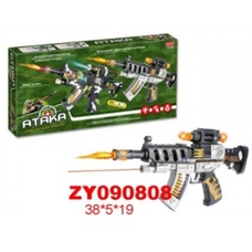 Автомат ZYC 0356 B (48шт) звук, свет, вибро, на бат-ке, в кор-ке, 38-5-19см