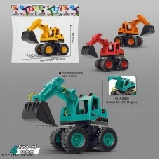 Екскаватор 8836 (200/2) 4 кольори, інерц, рухл кабіна, у пакеті