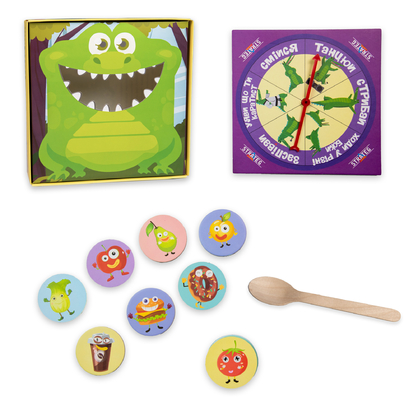 Фото, Відеоогляди настільна гра strateg погодуй мене - крокодил українською мовою 30379