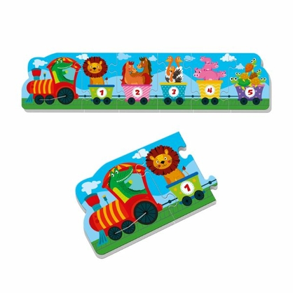 Фото, Відеоогляди гра розвиваюча vladi toys м'які бебі пазли. веселий потяг. vt1106-95 (укр)