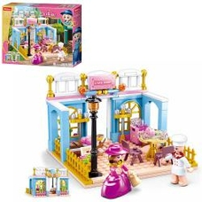 Конструктор SLUBAN M38-B0873 (32шт) кафе, меблі, фігурка, 199дет, в кор