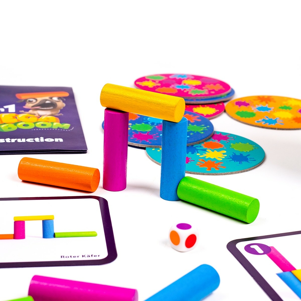 Фото, Видеообзоры гра настільна з дерев'яними фігурками «mega boom» rw2019