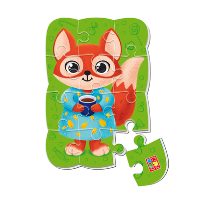 Фото, Відеоогляди гра розвиваюча vladi toys пазли м'які магнітні а5 малюк зможе "лисиця" vt3205-92