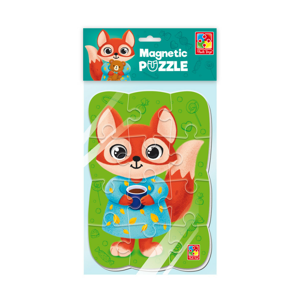Фото, Відеоогляди гра розвиваюча vladi toys пазли м'які магнітні а5 малюк зможе "лисиця" vt3205-92