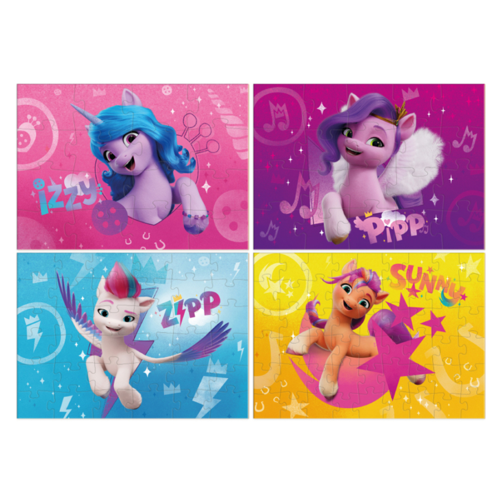 Фото, Видеообзоры пазл 4в1 dodo my little pony чотири подружки