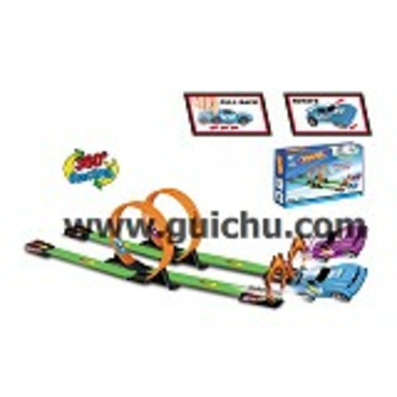 Автотрек. Дві доріжки, два заводних спорткар GC037980