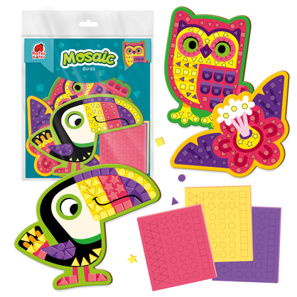 Фото, Відеоогляди набір для творчості roter käfer м'яка мозаїка. птахи. rk8010-09