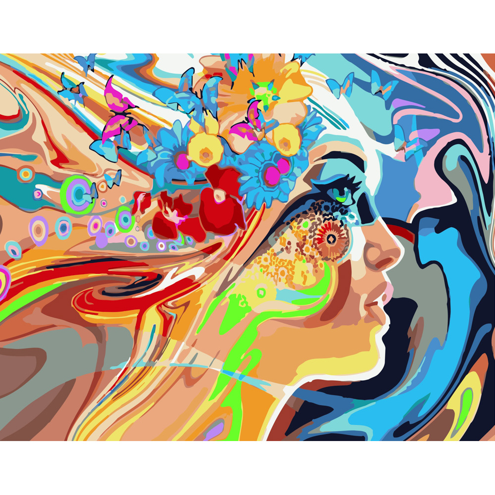 Фото, Видеообзоры картина за номерами strateg преміум весняна мрія розміром 40х50 см (gs336)