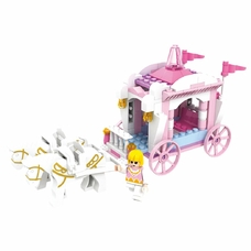 Конструктор COGO Girls 3267, Карета принцесі, 90 деталей
