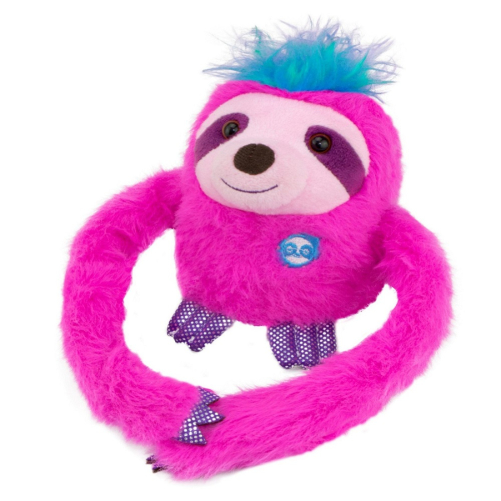 Фото, Видеообзоры інтерактивна м'яка іграшка party pets лінивець рожевого кольору