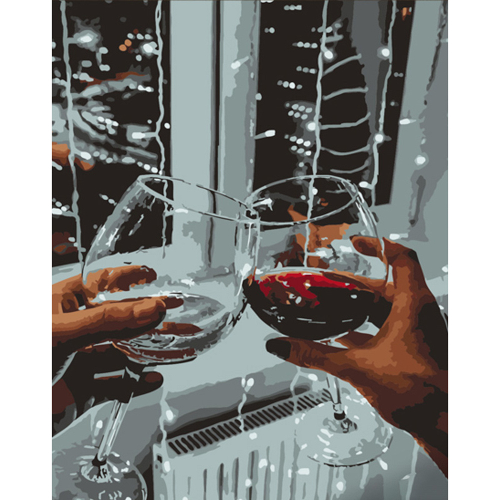 Фото, Відеоогляди картина за номерами strateg преміум затишок на двох розміром 40х50 см (dy368)