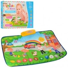 Килимок M 3450 (24шт) навчальний (слова, цифри), 72-50см, зв (укр, анг), муз, на бат-ці, в кор-ке, 50-37-4.5см Килимок M 3450 (24шт) навчальний (слова, цифри), 72-50см, зв (укр, анг), муз, на бат-ці, в кор-ке, 50-37-4.5см