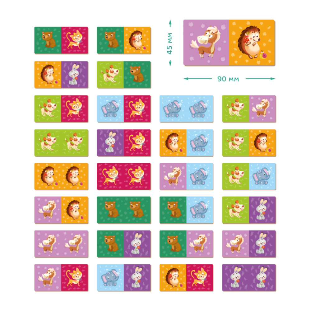 Фото, Видеообзоры настільна гра dodo доміно тварини