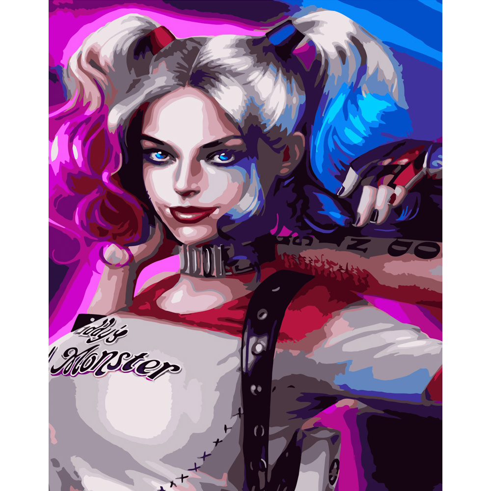 Фото, Відеоогляди картина за номерами strateg преміум яскрава харлі розміром 40х50 см (gs527)