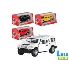 Машинка металева KINSMART KT 5337 W (96шт) инер-я, 1:40 HUMMER H2 SUV 2008, в кор-ке