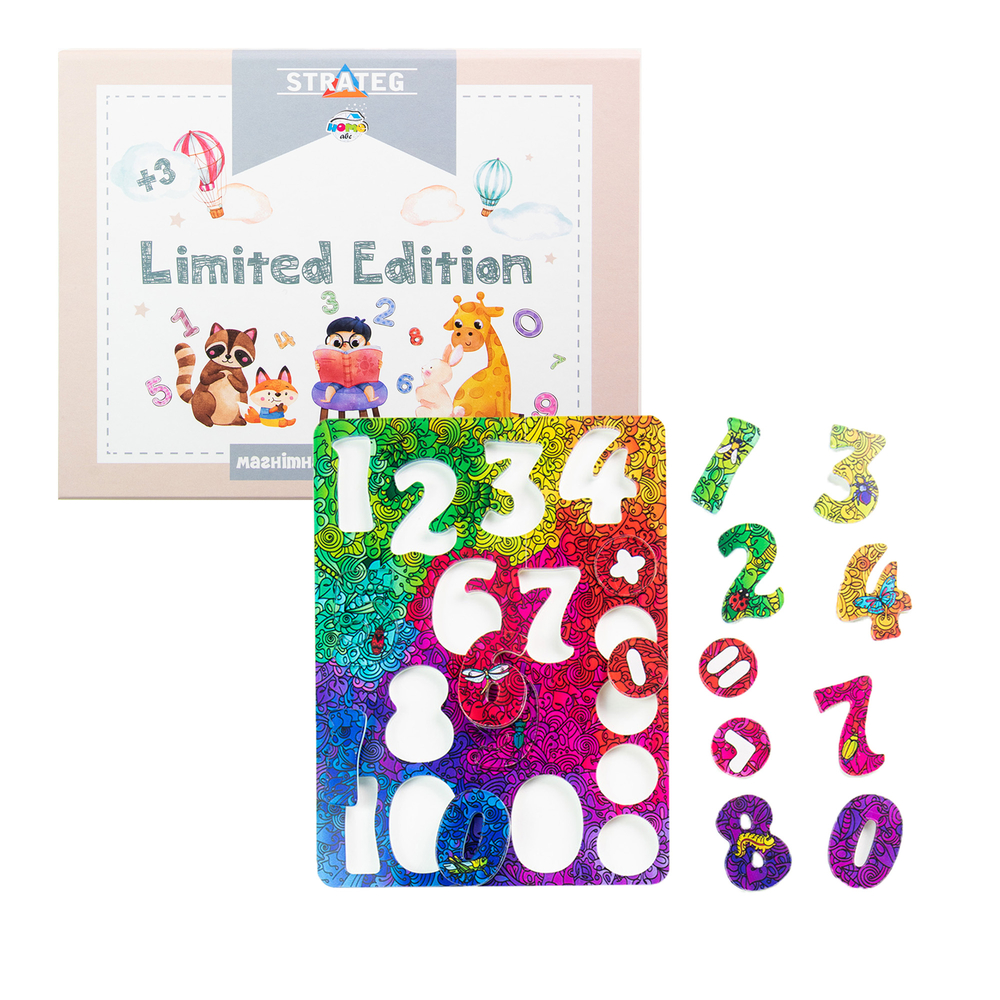Фото, Відеоогляди настільна гра strateg магнітна арифметика limited edition навчальна українською мовою (30326)