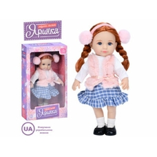 Лялька М5896 I UA (24шт) Яринка, мяконабивна, 35см, музика(пісні), укр, на бат, в кор Лялька М5896 I UA (24шт) Яринка, мяконабивна, 35см, музика(пісні), укр, на бат, в кор