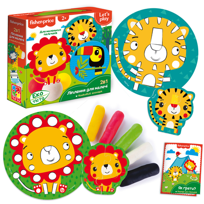 Фото, Видеообзоры набір для творчості з екотістом fisher price «казковий зоопарк» vt4502-03