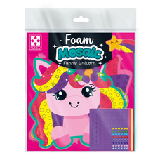 Набір для творчості Vladi Toys зі м'якою мозаїкою та стразами «Веселий Єдиноріг» VT4511-20