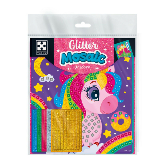 Отзывы  набір для творчості vladi toys зі блискучою мозаїкою «єдиноріг та морозиво» vt4511-12