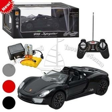 Машина 866-1814 B (24шт) р/у, аккум, 1:18, PORSCHE 918 SPYDER, свет, в кор-ке, 37-16-16см