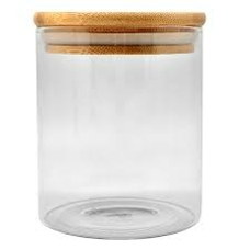Банка для зберігання R29783 з бамб.кришкою 500мл 8*10см