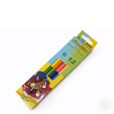 Олівці 1011-6CB двосторонні 6/12 кол. Colorite,  Marco