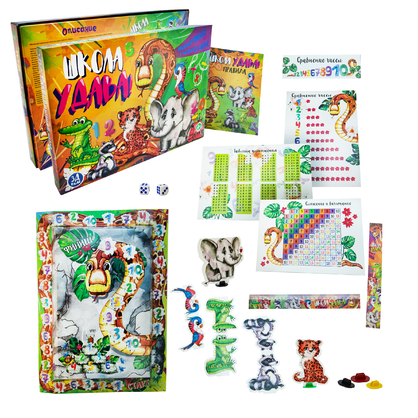 Фото, Видеообзоры настільна гра strateg школа удава російською мовою (30209)