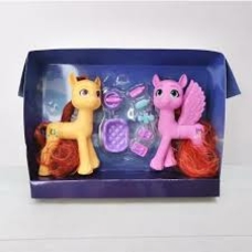 Поні XQ9932С (72/2) аксесуари, 2 фігурки, в коробці