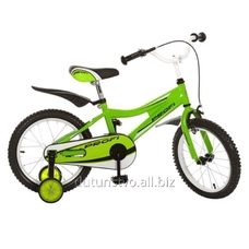 Велосипед PROFI дитячий 16д. 16BA494-3 (1 шт) зелен, каретка америк, повний захист ланцюга, пласт,