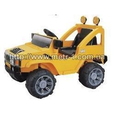 Машина A 30 R-6 (1шт) р/у, желтая, 3км/ч, 3-8лет, 35W-6V-10AH, 108-67-76,5см