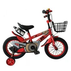 Велосипед дитячий корзина + бутилочка металевий JG  зб 85% (синій, зелений, червоний)