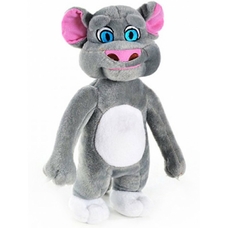 Кіт MP 0828 (72шт) коТ, разм.средний+,30см, звук, повторюшка, мягкий, на бат-ке, в кульке, 16-30-9см