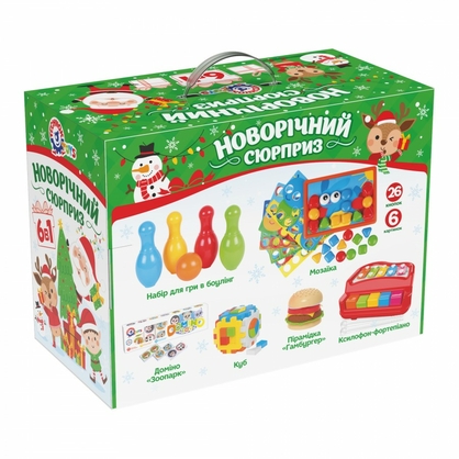 Фото, Видеообзоры новорічний набір іграшок технок, арт.8829