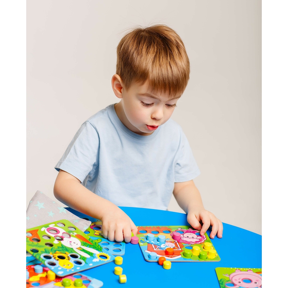 Фото, Відеоогляди мозаїка дерев'яна «ферма» zb2002-01