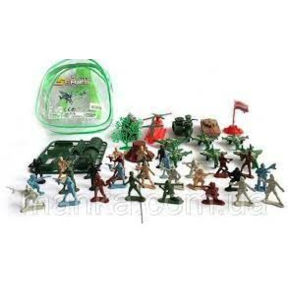 Комбат 527-50 (180/2) содатики, військова техніка, декорації, в рюкзаку