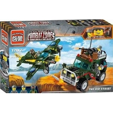 Конструктор BRICK 1707 воен.транспорт 241дет.распак.кор.31,5*5*19 ш.к./32/