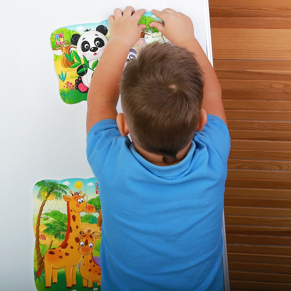 Фото, Видеообзоры пазли на магнітіа5 "пандочки" vt3205-80