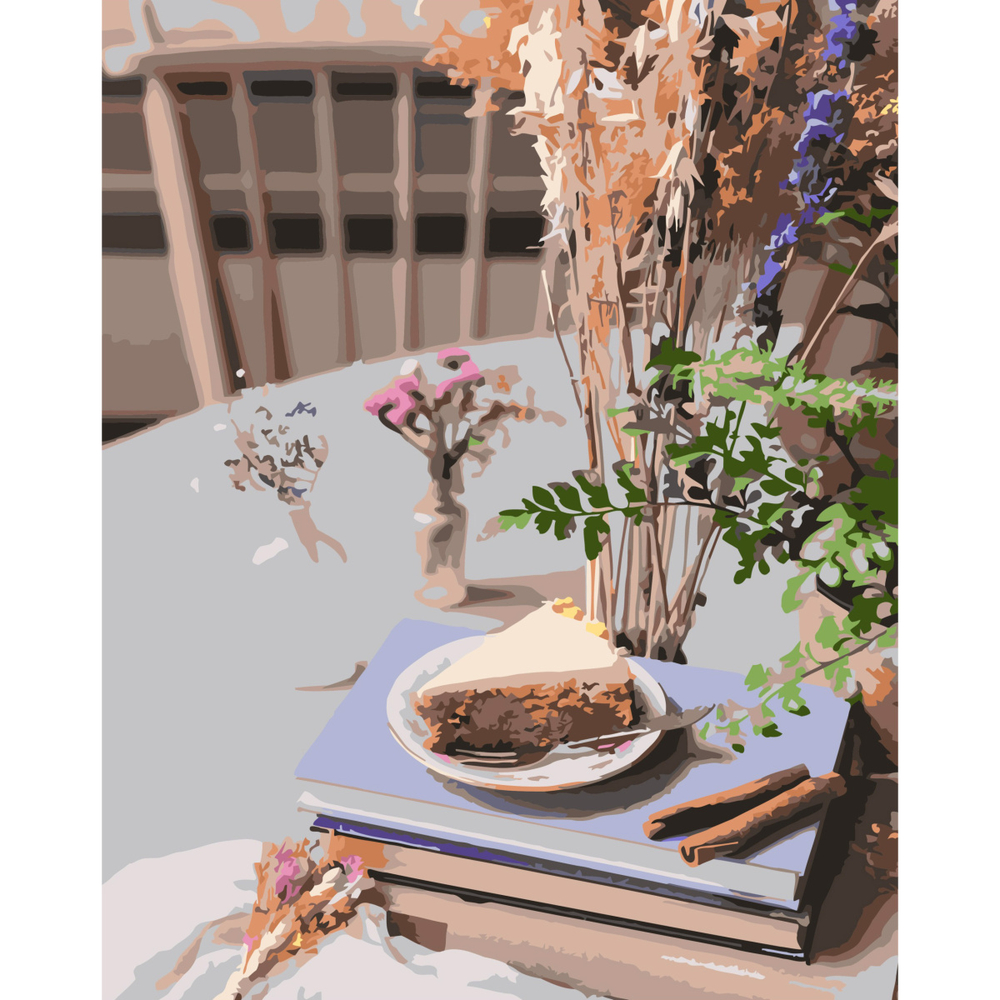 Фото, Видеообзоры картина за номерами strateg преміум письмовий стіл з лаком розміром 40х50 см (sy6743)