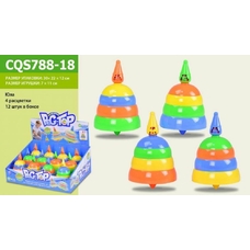 Дзига CQS788 муз.свет.3цв.сетка 17см ш.к./120/