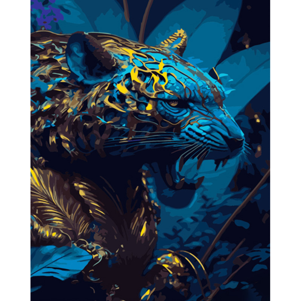 Фото, Відеоогляди картина за номерами strateg преміум загрозливий хижак розміром 40х50 см (gs895)