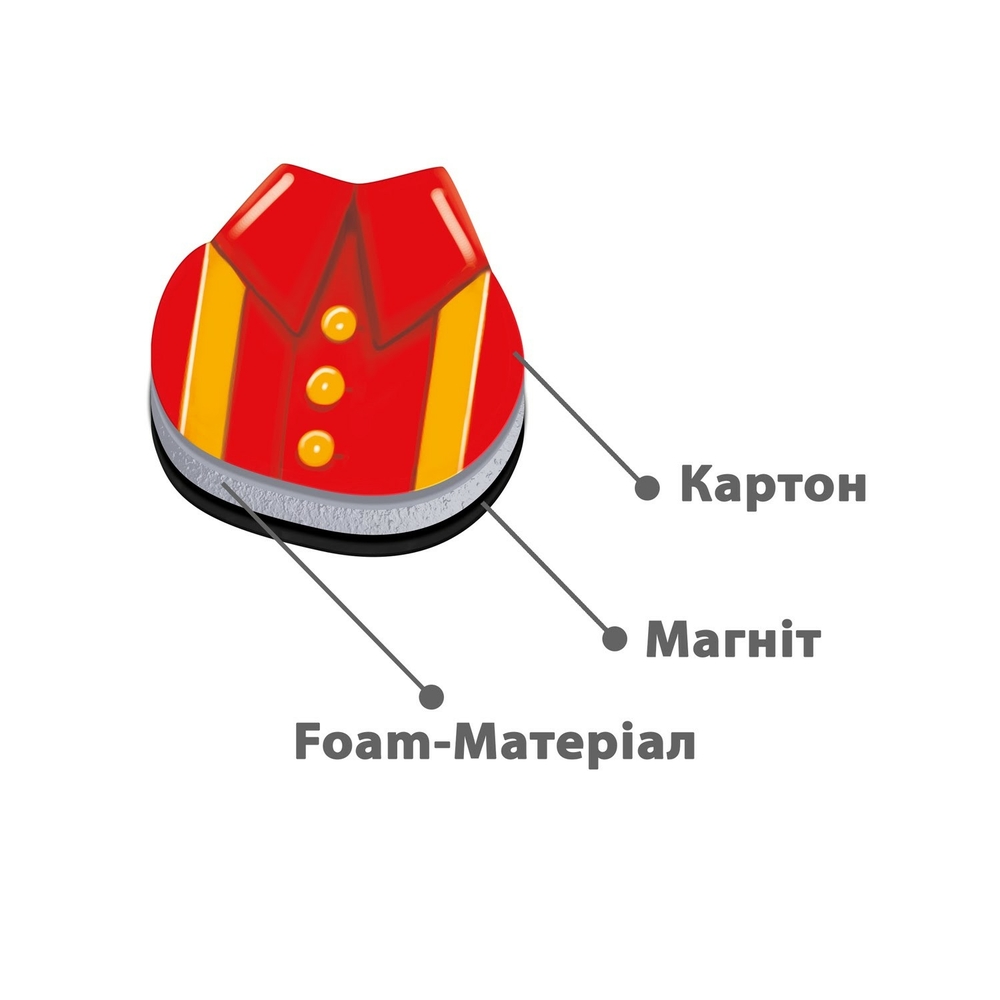 Фото, Відеоогляди магнітна гра «фейсики» vt3702-15